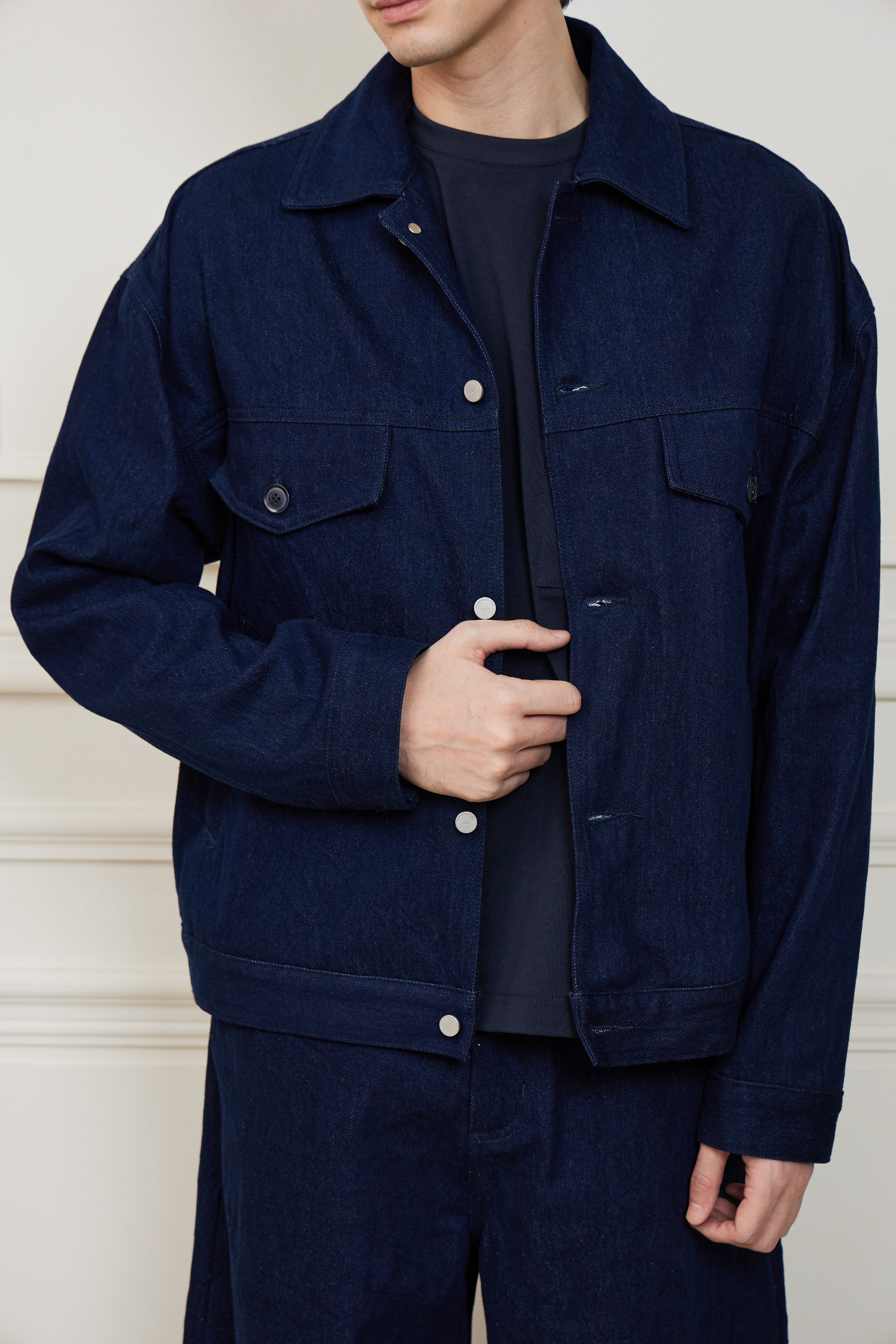 Denim Jacket Dark-washed