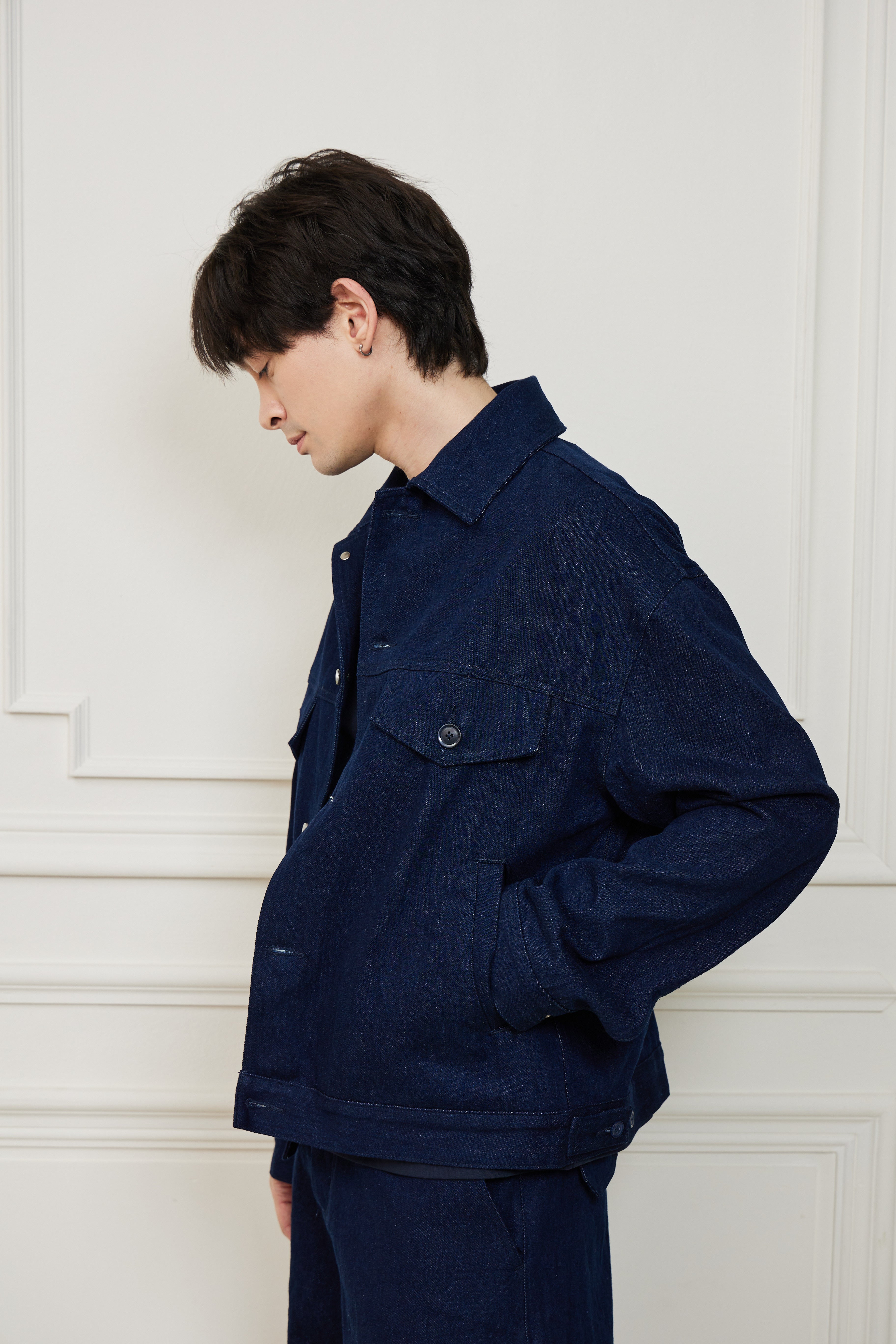 Denim Jacket Dark-washed