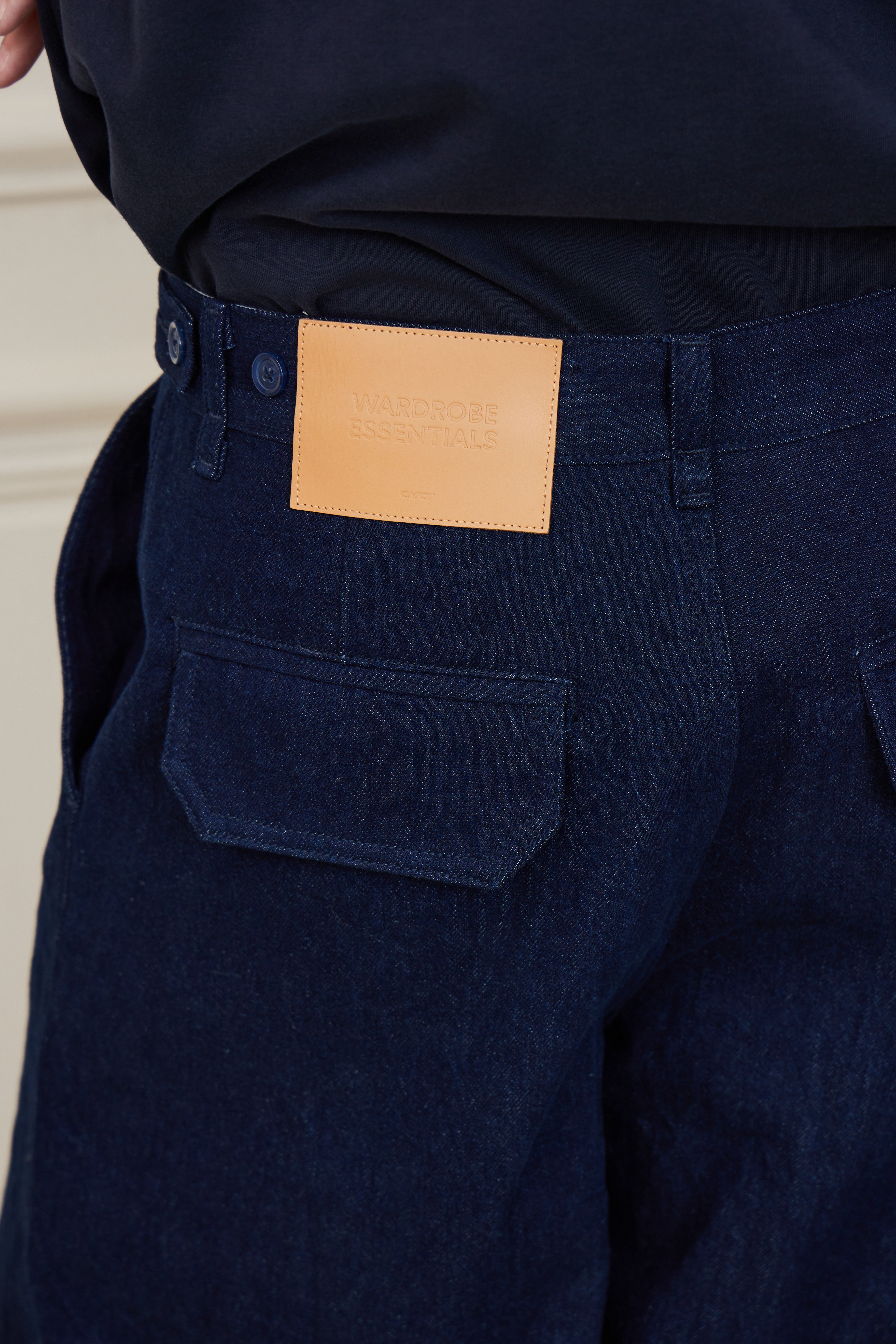 Denim Barel Pants