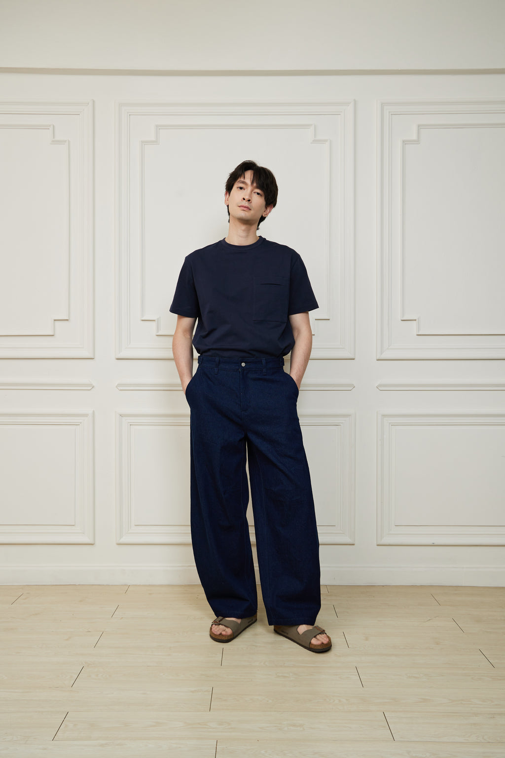 Denim Barel Pants