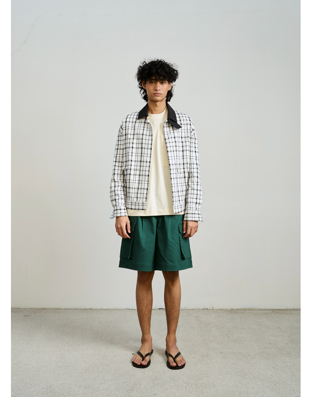 PLAID JACKET